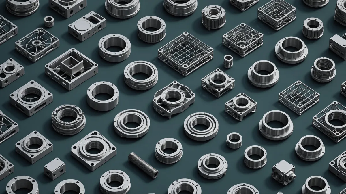 Grid of industrial parts used in the RMB-2K benchmark
