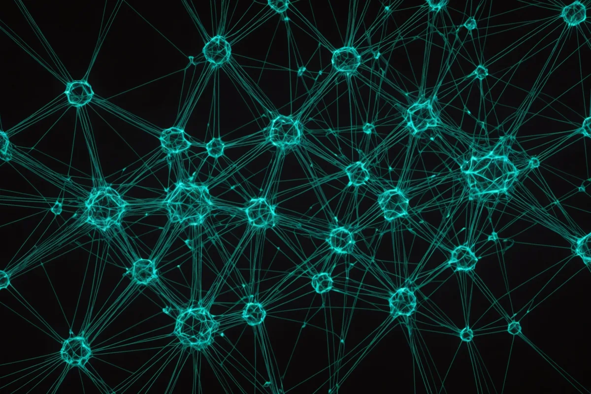 Abstract visualization of the RLWRLD model architecture pipeline